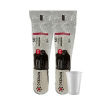 2 Pacotes de Copo de 400ml Translúcido ABNT Copaza com 50 unidades