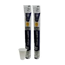 2 Pacotes de Copo de 80ml branco PP Altacoppo com 100 unidades 2 Pacotes de Copo de 80ml branco PP Altacoppo com 100 unidades