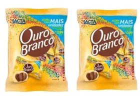 2 Pacotes de Ouro Branco com 50 bombons cada pacote. 2 Pacotes de Ouro Branco com 50 bombons cada pacote.