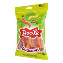 2 Pacotes Docigoma Goma Minhoca Azedinhas 90g