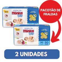 2 Pacotes MEGA Fraldas Descartáveis Turma da Mônica