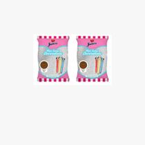 2 Pacotes Mini Bala 400g Junco Sabor Coco 2 Pacotes Mini Bala 400g Junco Sabor Coco