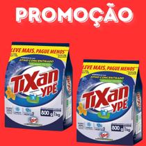 2 Pacotes Sabão em Pó Tixan 800g Lava Roupas 2 Pacotes Sabão em Pó Tixan 800g Lava Roupas