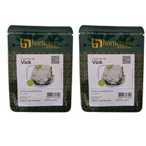 2 Pacotes Sementes de Couve-Flor Híbrida Vick Folhas Vigorosas 2 Pacotes Sementes de Couve-Flor Híbrida Vick Folhas Vigorosas