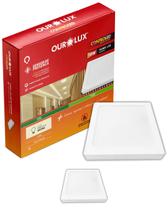2 Painel Plafon Com Sensor de Presença 18w Cor da Luz 2700K Branco Quente Ourolux Sobrepor Biv 2 Painel Plafon Com Sensor de Presença 18w Cor da Luz 2700K Branco Quente Ourolux Sobrepor Biv