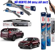 2 Palheta Limpardor Parabrisa Dianteiras Bosch + 1 Traseira Vetor Honda CRV CR V 2014 2015 2016 2017 2 Palheta Limpardor Parabrisa Dianteiras Bosch + 1 Traseira Vetor Honda CRV CR V 2014 2015 2016 2017