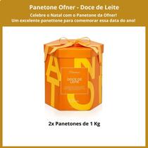 2 Panetone Ofner, Panettone 1Kg, Doce De Leite