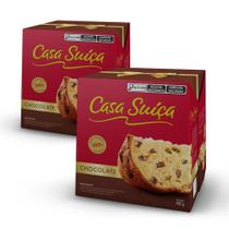 2 Panetones Casa Suíça Chocolate, Chocotone 400g