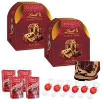 2 Panettones Trufados Lindt, Kit Natalino Lindt 2022