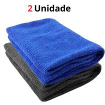2 Pano de Microfibra extra grande de limpeza Premium 60X80 cm