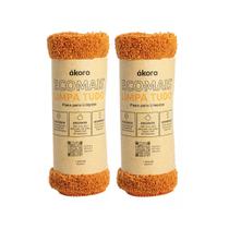 2 Pano de Microfibra Multiuso Ecomais Limpa Tudo Akora Limpeza Fácil Casa, Cozinha e Automotivo