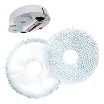 2 Pano Mop Para Robô Aspirador Xiaomi S10+ X10 Plus B101 Cor Cinza