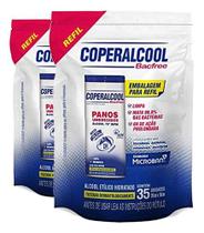 2 Pano Umedecido Álcool 70 Refil Com 35 Un Cada Coperalcool 2 Pano Umedecido Álcool 70 Refil Com 35 Un Cada Coperalcool