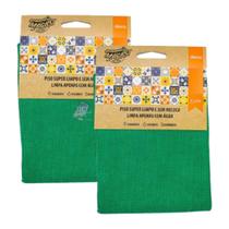 2 Panos de Chão Mágico Limpa Pisos Ákora G 50x80cm Ecomais Limpa Só Com Água