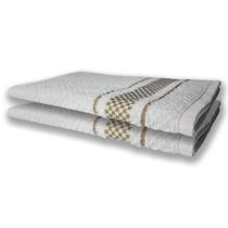 2 Panos De Prato Atoalhado Felpudo 370g/m² Premium Marrom 2 Panos De Prato Atoalhado Felpudo 370g/m² Premium Marrom
