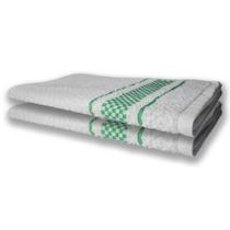 2 Panos De Prato Atoalhado Felpudo 370g/m² Premium Verde 2 Panos De Prato Atoalhado Felpudo 370g/m² Premium Verde