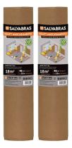 2 Papel Kraft Mascaramento 0,90m X 20m Anti Respingo Salvabras 2 Papel Kraft Mascaramento 0,90m X 20m Anti Respingo Salvabras
