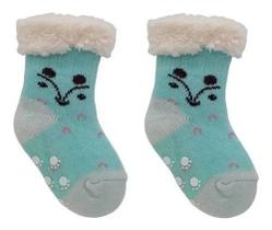 2 Par Meia Térmica Infantil Pantufa Forrada Antiderrapante 2 Par Meia Térmica Infantil Pantufa Forrada Antiderrapante