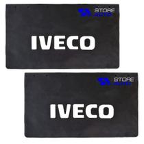 2 Parabarro Traseiro Caminhão Iveco Cursor 63x35 Lameiro