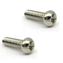 2 Parafuso Cromado aço Chave seletora guitarra 3,5X6,3X12 mm - SPIRIT