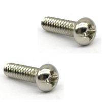 2 Parafuso Cromado aço Chave seletora guitarra 3,5X6,3X12 mm 2 Parafuso Cromado aço Chave seletora guitarra 3,5X6,3X12 mm