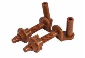 2 Parafuso Fixação Tampa Sanitária Vaso Krona Caramelo