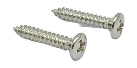 2 parafuso jack plate GUITARRA 2.5 X15MM niquelado 2 parafuso jack plate GUITARRA 2.5 X15MM niquelado