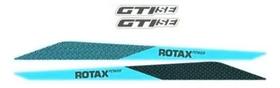 2 Pares Adesivos Jet Ski Sea Doo Gti 170 Se Azul Acima 2020