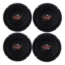 2 pares alto falante medio hp 200h 6 polegadas 8 ohms hard power