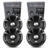 2 Pares Alto Falante MidBass Hurricane Pro MB 8K 800W 4 OHMS 2 Pares Alto Falante MidBass Hurricane Pro MB 8K 800W 4 OHMS