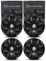 2 Pares Alto Falante Midbass Hurricane Pro MB600 6" Polegadas 1000W RMS Bobina Simples 2 Pares Alto Falante Midbass Hurricane Pro MB600 6" Polegadas 1000W RMS Bobina Simples