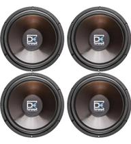2 pares alto falantes subwoofer a300 8 polegadas 300w rms 4 ohms dk audio