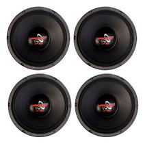 2 pares alto falantes woofer 12 pol hard power hp 550 4 ohms 550w médio grave