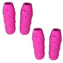 2 PARES Apoio Pedaleira Bmx Pezinho Trolinha Suporte De Pé Aluminio Rosa Neon Bicicleta Bike