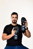 2 Pares Chinelo Sandália Masculino Casual Tiras Largas K110