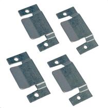2 Pares Conector Cabeceira Sofá Painel Tvs União Encaixe Aço Galvanizado
