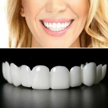 2 pares de dentes temporários ajustáveis para homens e mulheres 2 pares de dentes temporários ajustáveis para homens e mulheres