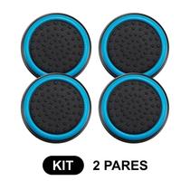 2 Pares de Grips p/ controle Anti Derrapante Silicone Botão Analógico do Joystick Playstation PS3 PS4 PS5 Xbox One Series Nintendo Compatível