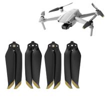 2 Pares de Hélices para Drone DJI Mavic Air 2/Air 2S - Dourado