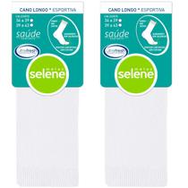 2 pares de meias Esportiva Cano Longo Indicada Diabéticos Selene 6301 2 pares de meias Esportiva Cano Longo Indicada Diabéticos Selene 6301