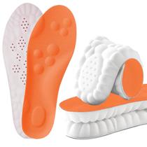 2 Pares de Plantillas de Espuma Viscoelástica con Tecnología 4D Cloud para Mayor Comodidad