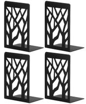 2 pares de suportes para livros pesados INNÔPLUS Metal Black