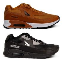 2 Pares De Tenis Academia Conforto Esporte Leve