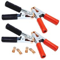 2 Pares Garra Jacaré Grande 2000A Para Cabo Chupeta Bateria 2 Pares Garra Jacaré Grande 2000A Para Cabo Chupeta Bateria