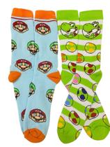 2 Pares Meia Divertidas Mario Bross Luigi Yoshi Unissex Adulto Algodão Reforcada Envio Imediato Premium 2 Pares Meia Divertidas Mario Bross Luigi Yoshi Unissex Adulto Algodão Reforcada Envio Imediato Premium