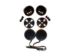 2 Pares Mini Tweeters de Alta Frequência Painel Porta Coluna 2 Pares Mini Tweeters de Alta Frequência Painel Porta Coluna