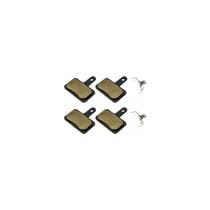 2 pares pastilha de freio bicicleta compatível shimano