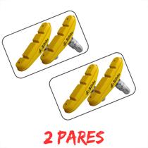 2 Pares Sapatas VBrake 70mm MTB Aro 26 Bicicleta Freio VOribital 2 Pares Sapatas VBrake 70mm MTB Aro 26 Bicicleta Freio VOribital