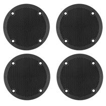 2 Pares Tela Plástica Para Tweeter Leson Diâmetro 8,5 Cm