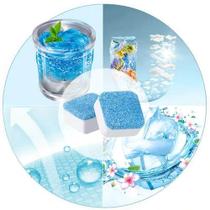 2 Pastilhas Efervescentes Tablets de Limpeza Maquina de Lavar Elimina Sujeira Desinfeta Esteriliza Descontaminação - MAGIC CLEAN